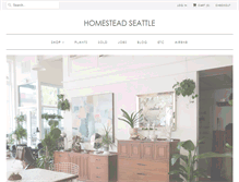 Tablet Screenshot of homesteadseattle.com